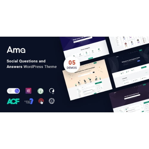 AMA bbPress Forum WordPress Theme with Social Questions and Answers Nulled