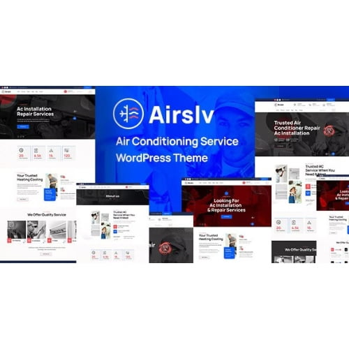 Airslv Heating Air Conditioning WordPress Theme