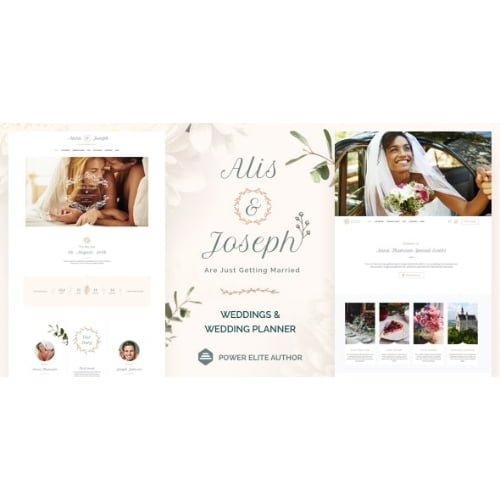 Alis – Wedding Planner WordPress Theme
