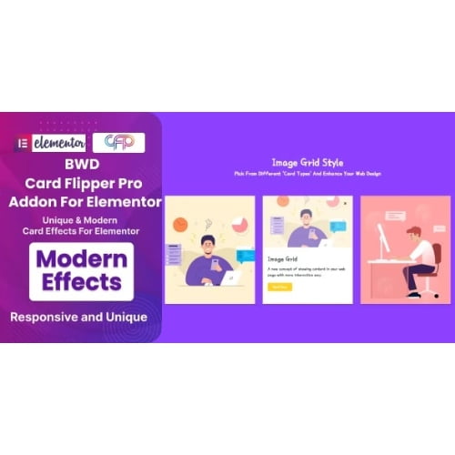 BWD Card Flipper Pro Addon For Elementor Free Download