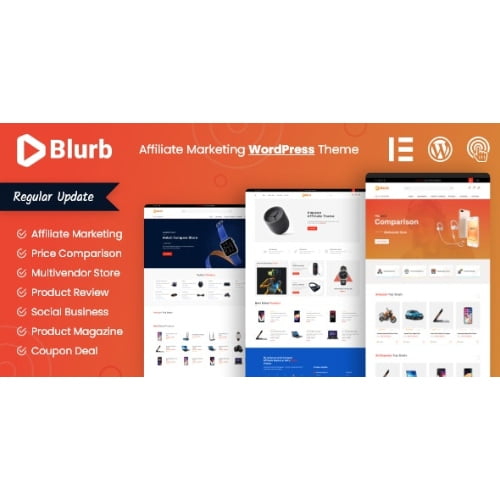 Blurb Affiliate Marketing WordPress Theme Nulled