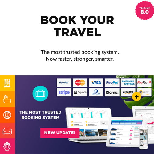 Book Your Travel Online Booking WordPress Theme