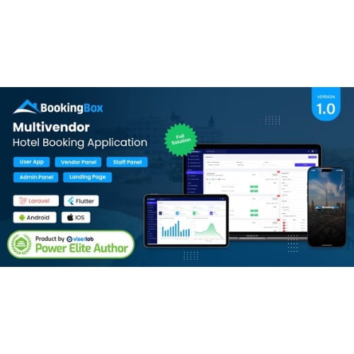 BookingBox Complete MultiVendor Hotel Booking Application SAAS