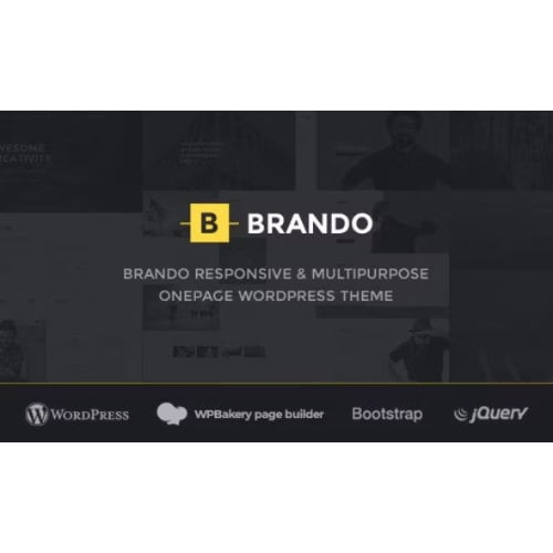 Brando Responsive and Multipurpose OnePage WordPress Theme