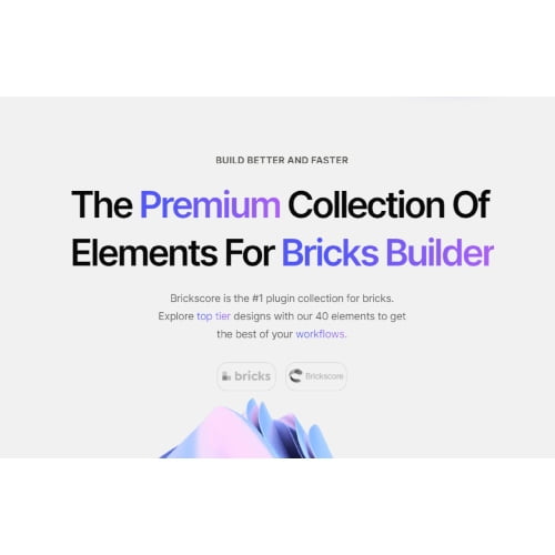 Brickscore The element collection addon for Bricks Builder