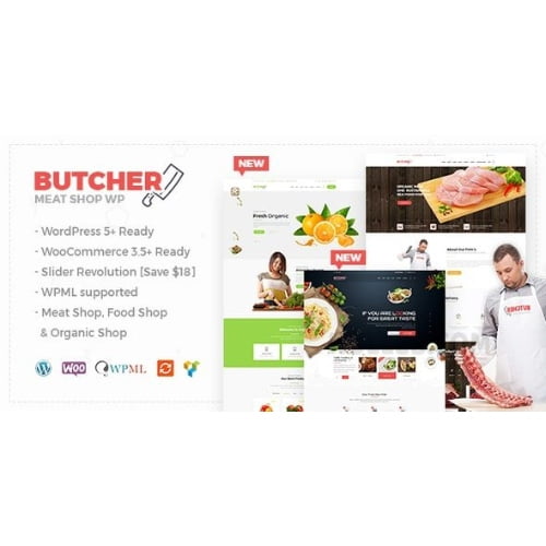 Butcher – Meat Shop WooCommerce WordPress Theme