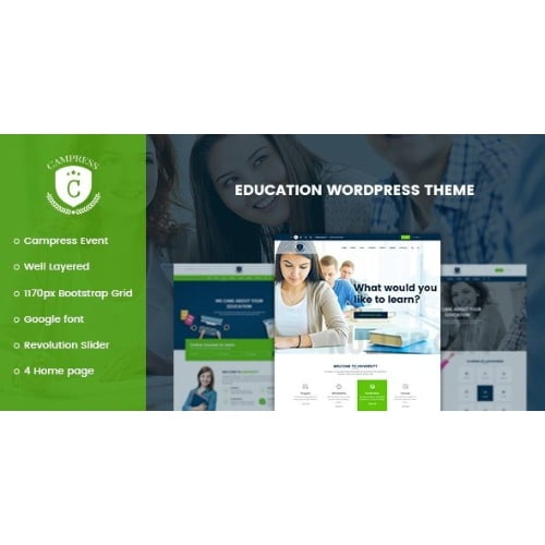 Campress Responsive Education WordPress Theme