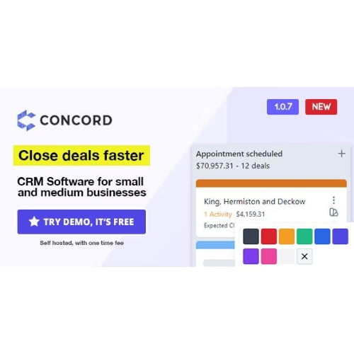 Concord Deals Management CRM