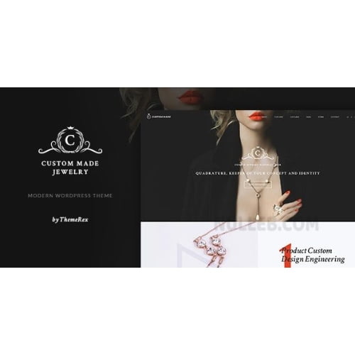 Custom Made Jewelry Manufacturer and Store WordPress Theme