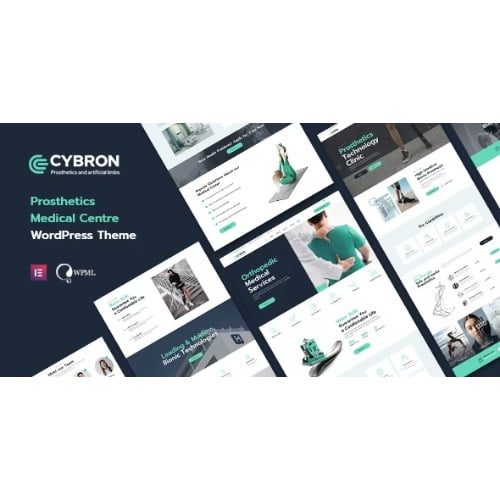 Cybron Prosthetics Medical Center WordPress Theme Free Download
