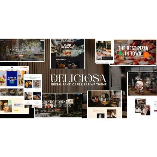 Deliciosa Restaurant Cafe Bar WordPress Theme