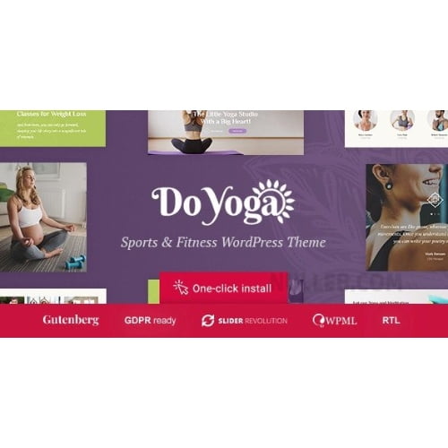 Do Yoga Fitness Studio Pilates Club WordPress Theme