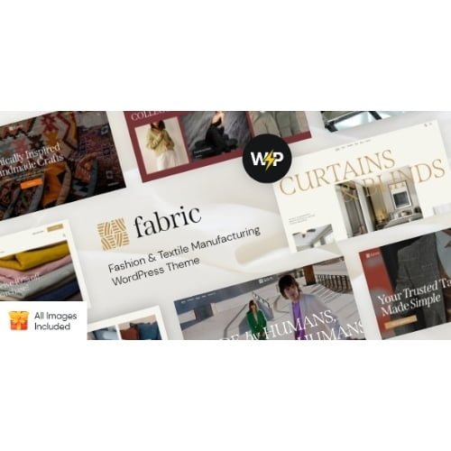 Fabric Fashion Textile Manufacturing WordPress Theme Nulled