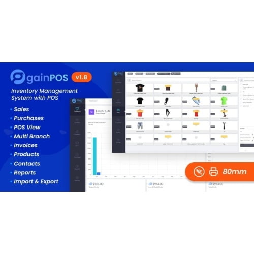 Gain POS Inventory and Sales Management System Free Download