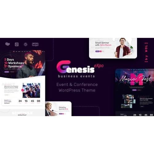 GenesisExpo Business Events Conference WordPress Theme
