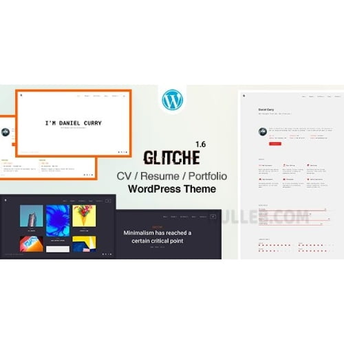 Glitche CV Resume Theme
