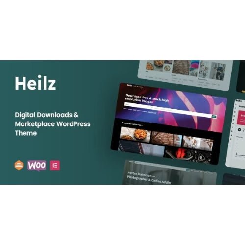 Heilz – Digital Downloads & Marketplace WordPress Theme