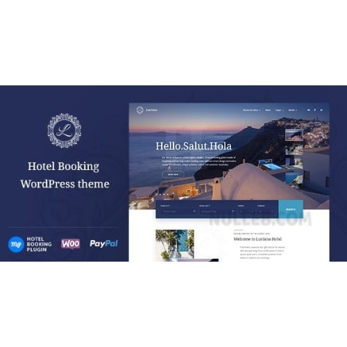 Hotel Booking WordPress Theme Luviana