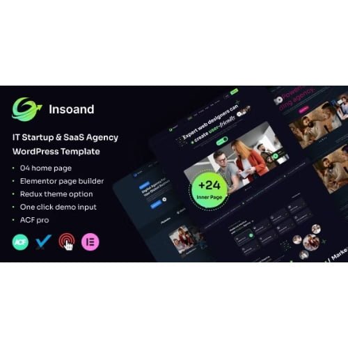 Insoand IT Startup SaaS Agency WordPress Theme