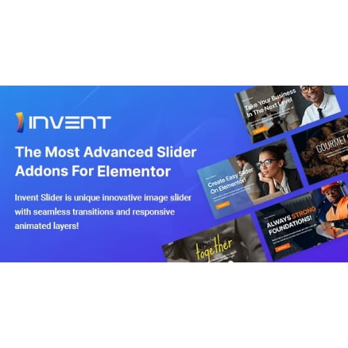 Invent Slider for Elementor