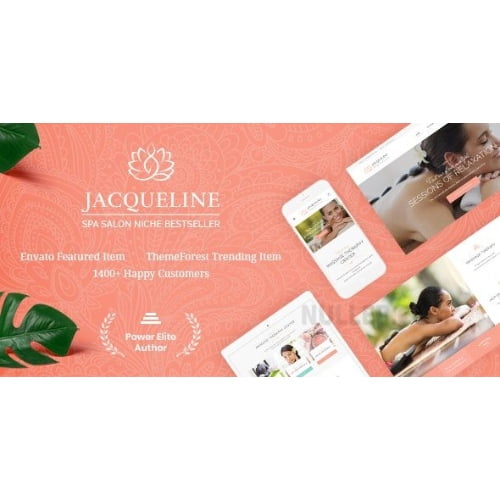 Jacqueline Spa Massage Salon Beauty WordPress Theme Elementor Jacqueline Spa Massage Salon Beauty WordPress Theme Elementor