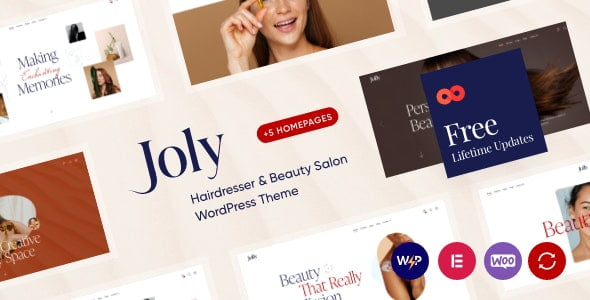 Joly Hairdresser Beauty Salon WordPress Theme 1