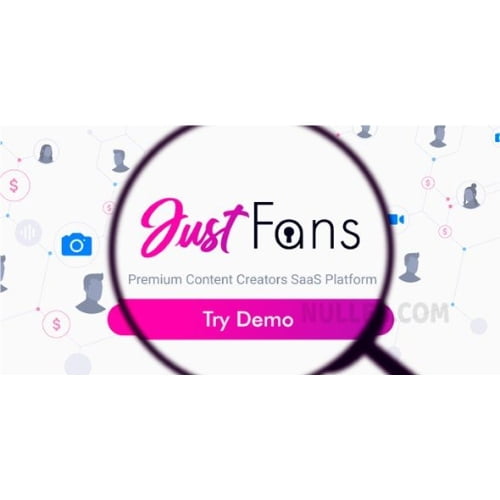 JustFans Premium Content Creators SaaS platform