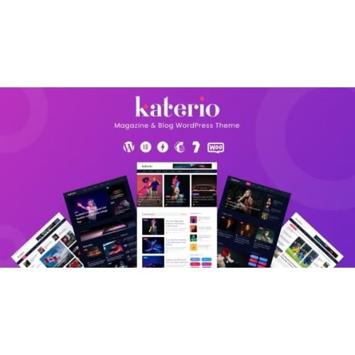 Katerio Magazine Blog WordPress Theme