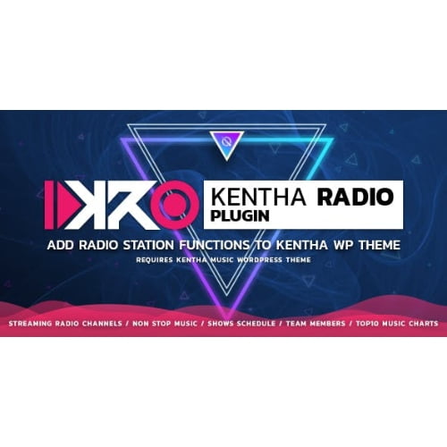 KenthaRadio Addon for Kentha Music WordPress Theme To Add Radio Station and Schedule Functionality