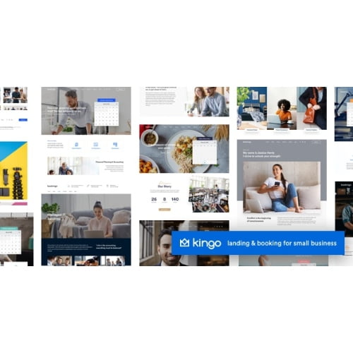 Kingo Booking WordPress for Small Business Nulled
