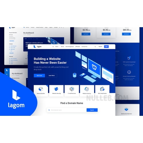Lagom WHMCS Theme