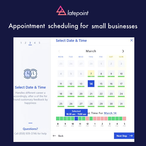 LatePoint Appointment Booking Reservation plugin for WordPress
