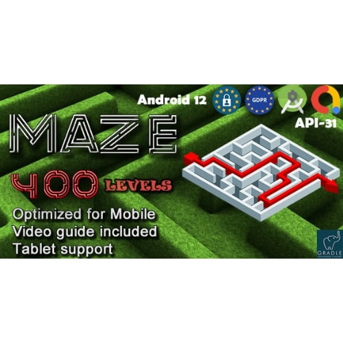 Maze 400 Admob GDPR Android Studio