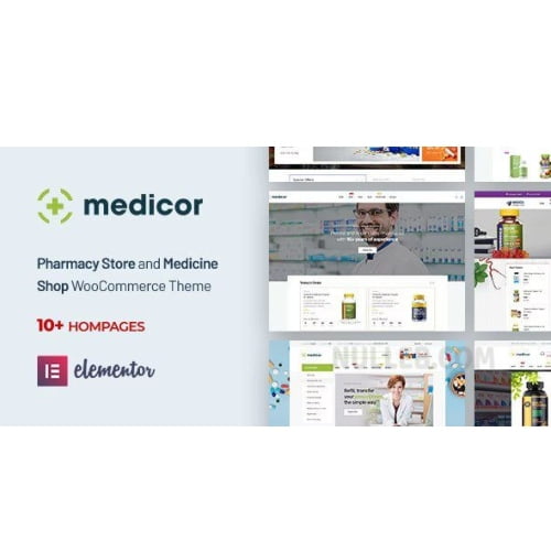 Medicor – Medical Clinic & Pharmacy WooCommerce WordPress Theme