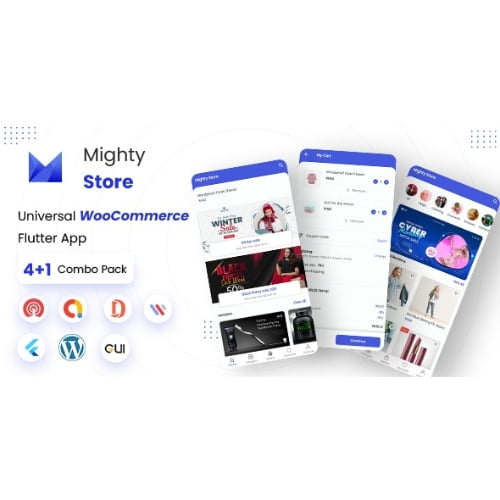 MightyStore WooCommerce Flutter E commerce Full App Nulled