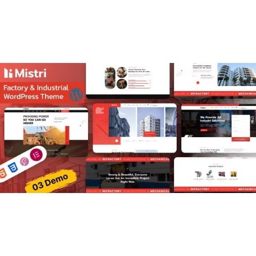 Mistri – Factory & Industrial WordPress Theme