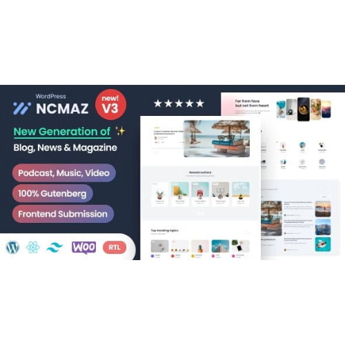 Ncmaz – News Magazine & Podcast WordPress Theme