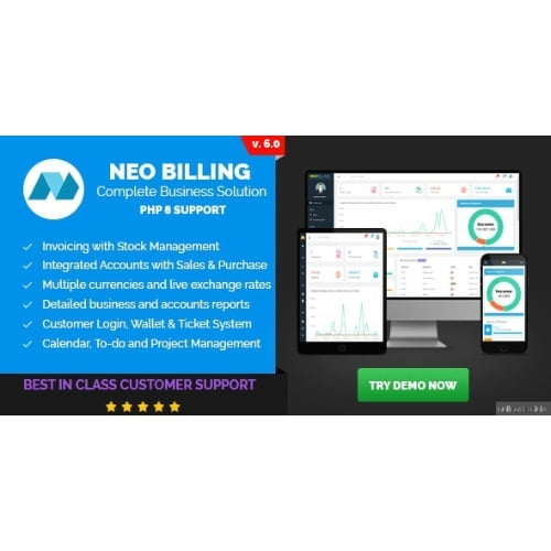 Neo Billing Accounting Invoicing CRM Software Nulled 2