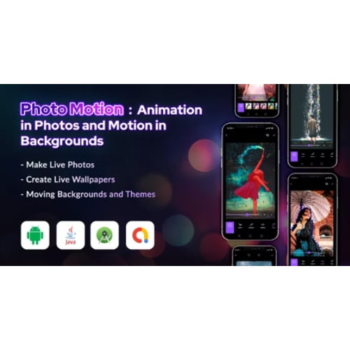 Photo Motion Animation in Photos and Motion in backgrounds