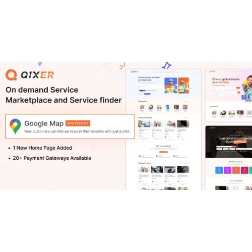 Qixer Multi Vendor On demand Service Marketplace and Service Finder