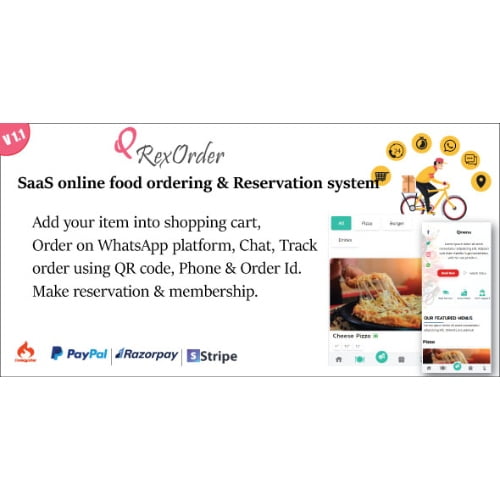 QrexOrder SaaS Restaurants Nulled