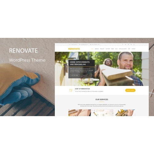 Renovate Construction WordPress Theme Nulled