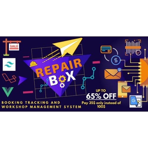 Repair box Repair bookingtracking workshop management script Nulled