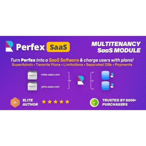 SaaS module for Perfex CRM Multitenancy support