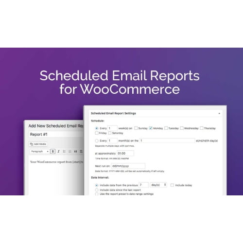 Scheduled Email Reports for WooCommerce