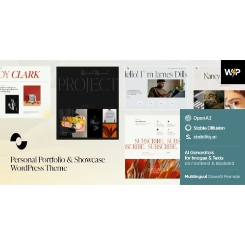 Showmax — Personal Portfolio Showcase WordPress Theme 1