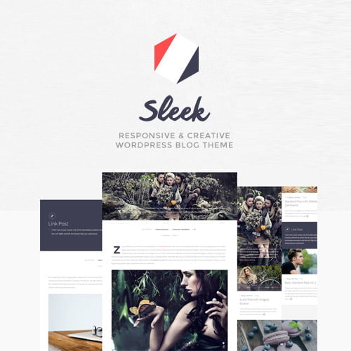 Sleek Responsive Creative WordPress Blog Theme