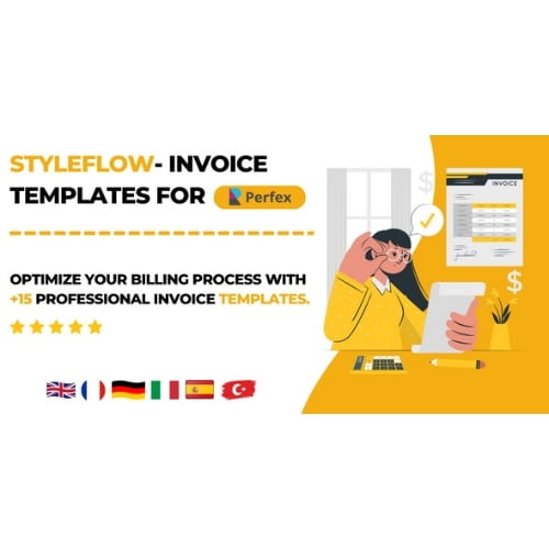 StyleFlow Invoice Templates For Perfex CRM