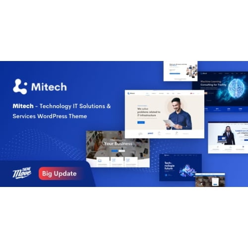Mitech – Technology IT Solutions & Services WordPress Theme