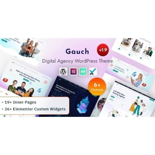 Gauch IT Services Company Digital Business Agency WordPress Theme